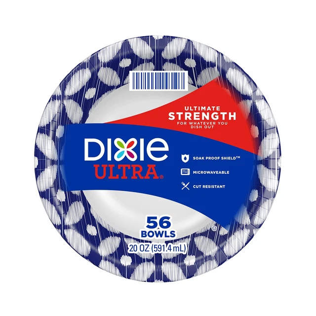 Dixie Ultra Paper Bowls, 20 Ounces, 56 Count