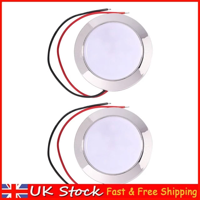IP65 Waterproof 12V 24V Auto 24 SMT LED Dome Reading Lamp for Caravan RV