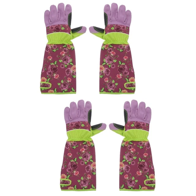 2 Pairs Polyester Gants De Jardinage Aux Femmes Outil Multiple