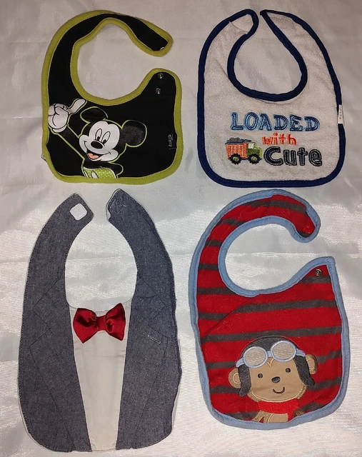 Baby Bibs Lot Of Four