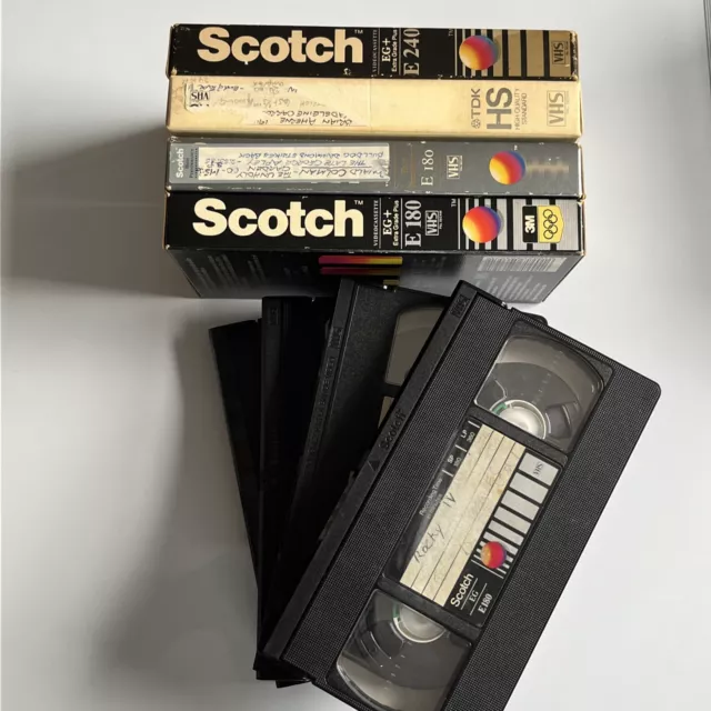 JOB LOT Bundle Of Blank VHS Video Cassette Tapes