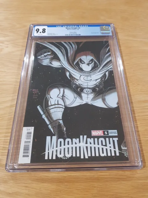 Moon Knight #5 CGC 9.8 1:25 Arthur Adams Incentive Variant MacKay Marvel 2021