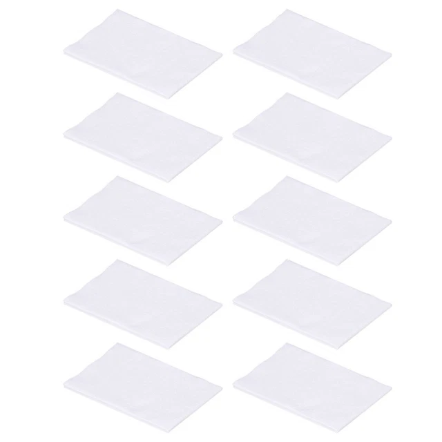 10 Pcs Badetuch Für Haustiere Baumwollvlies Münztaschentücher Komprimiert White