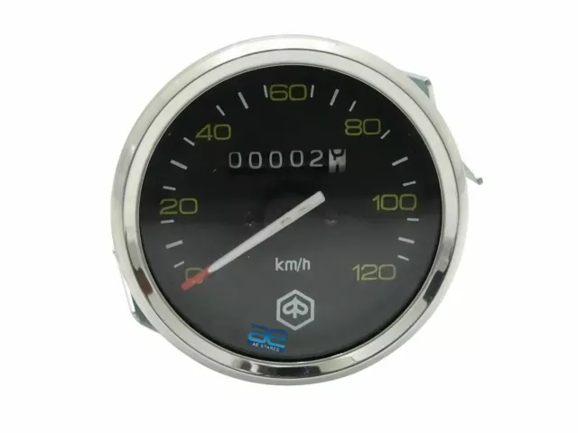 Tacho 0-120 Km/H Chrom Vespa Px 80 125 150 200