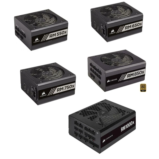 Alimentatore Corsair RM550X/RM650X/RM750X/RM850X/RM1000X 80 PLUS GOLD