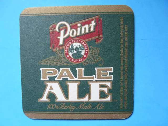 Beer Bar Coaster ~ Stevens Point Brewing Co Since 1857 ~ WISCONSIN Craft Brewery