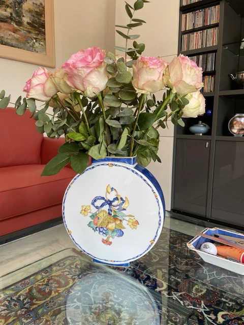 Vase Bernardaud Borghese Bleu – Porcelaine De Limoges