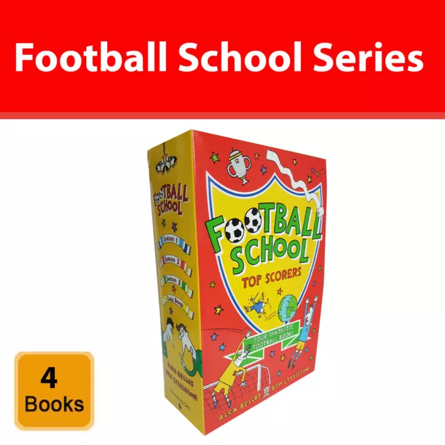 Football School Series Top Scorers 4 Books Collection Box Set Season Pack NEW