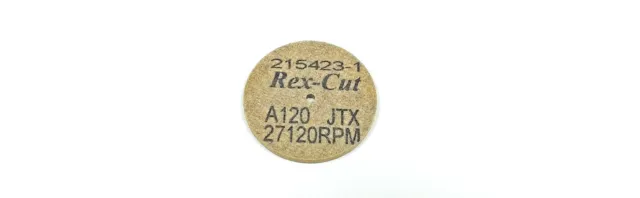2" x 1/8" x 1/8" A120 JTX Cotton Fiber Wheel Rex Cut 215423-1 M787239