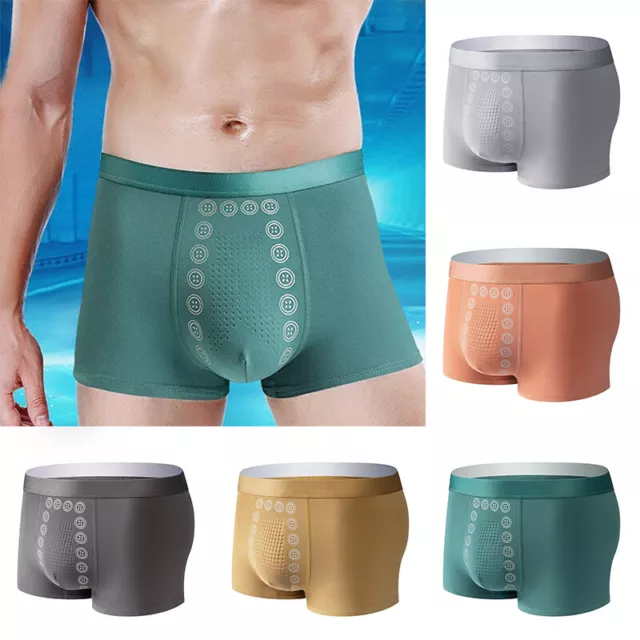 Intimo Da Uomo Slip Solidi E Traspiranti Boxer Da Uomo Mutandine Solide E .