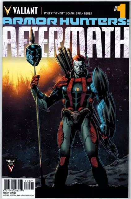 Armor Hunters Aftermath #1 1:10 Peeples Variant Cover Valiant Comics Vei
