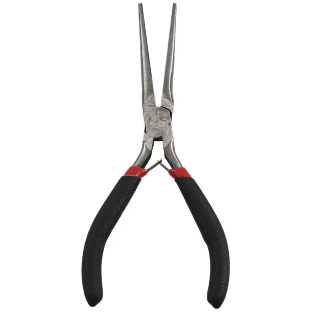 Flat Lungo Naso Pinze Bordare Gioielli Strumento 15 Cm V3F8