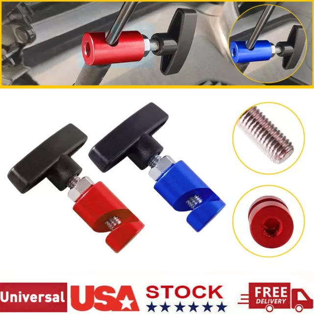 2x/1x Car Engine Hood Lift Rod Support Clamp Shock Prop Strut Stopper Retainer