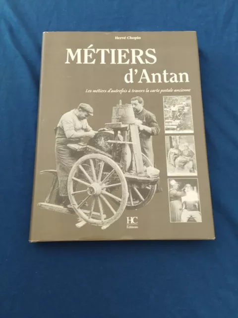 Livre Métiers d'antan - Les métiers d'autrefois à travers la carte postale