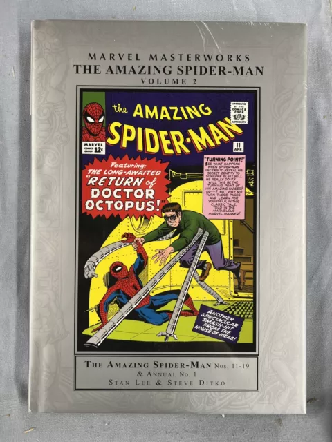Marvel Masterworks AMAZING SPIDER-MAN Vol #2 Hard Cover (2023) Global Shipping