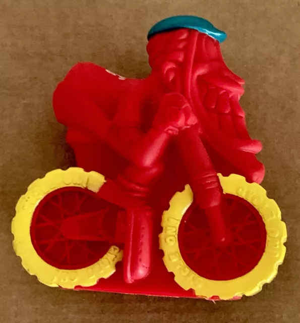 1997 Enjoy COCA-COLA Wendy's Kids Meal Squeeze Toy Vintage Cycle On