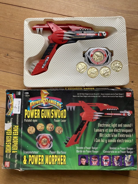 Power Ranger Weapons MIGHTY MORPHIN POWER Rangers Morpher & Power Gun/Sword £100.00 ...