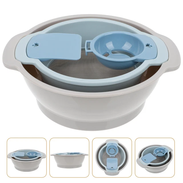 1 Set Garten Satting Pan Set Kunststoff Garten Mesh- Bildschirm Runde Mesh 3