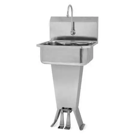 Sani-Lav 501L-0.5 Hand Sink,46 In. H,Double Foot Pedal