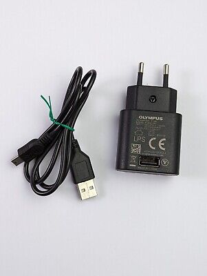 Genuine OEM Olympus F-2AC-3C AC Adapter Charger for Olympus D-735 + USB Cable