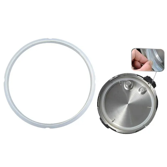 Replacement Silicone Rubber Clear Gasket Sealing Ring Home Pressure Cooker