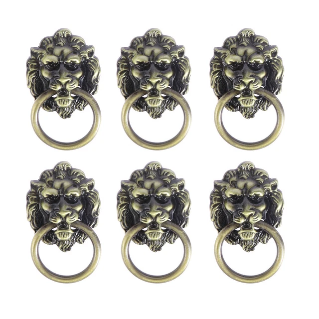 6 Pcs Drawer Handle Door Knobs Cabinet Drawer Pulls Drawer Handle Antique
