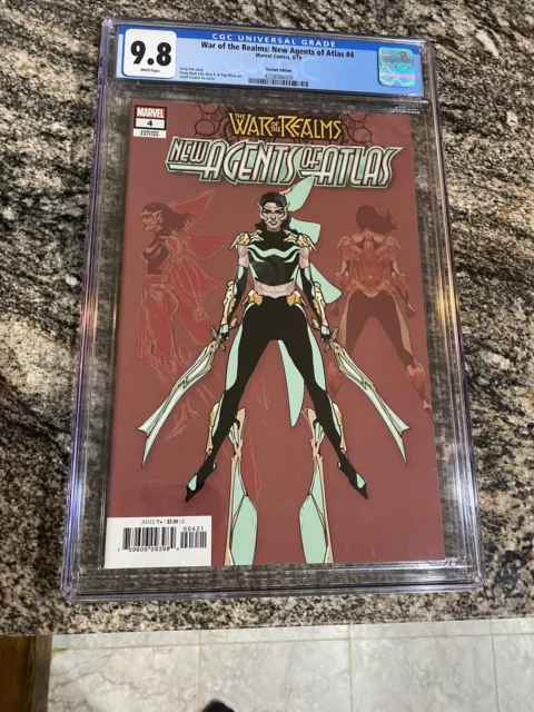War Of The Realms: New Agents Of Atlas #4 CGC 9.8 1:25 Leinil Yu Variant