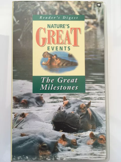 Nature's Great Events - The Great Milestones (Vhs Tape, 1996)