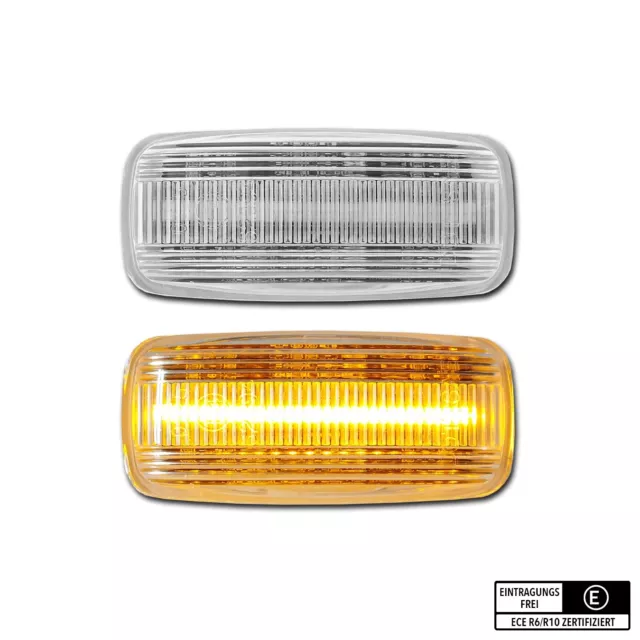 WEISSE LED Seitenblinker Jeep Grand Cherokee Commander Patriot