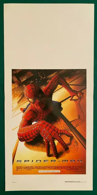 A Locandina Originale Spider Man Spiderman Sam Raimi Magurie 1° Edizione 2002