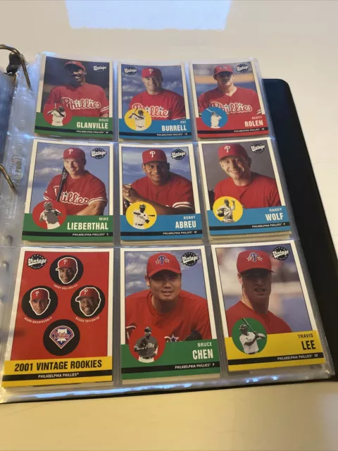 Vintage MLB Baseballkarten Sammelkarten Trading Cards USA Phillies Baseball