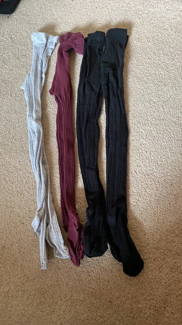 Girls Age 9-10 Years 4 X Pairs Of Tights NEXT and TU