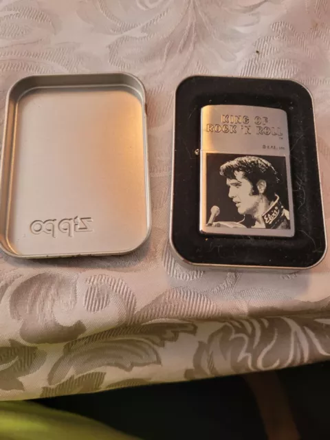 Elvis Presley King of Rock n Roll  Zippo Lighter Brand New