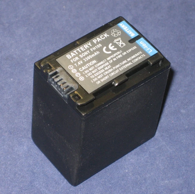 Sony NP-FZ100 7.2V 2280mAh Battery – OEM Compatible For Sony A9, A7RIII, A6600, A7M3/M4, New