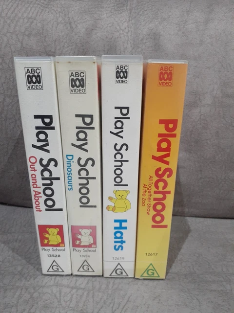 PLAY SCHOOL ABC Kids VHS x4 $150.00 - PicClick AU
