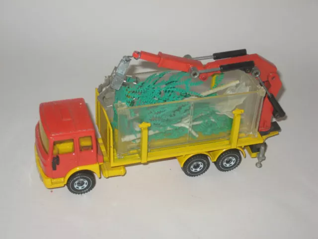 siku 2915 MAN Baumtransporter + Container und komplettem Zubehör