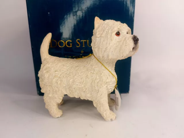 Westie West Highland Terrier Figurine Leonardo Dog Studies Scotty Ornament Boxed