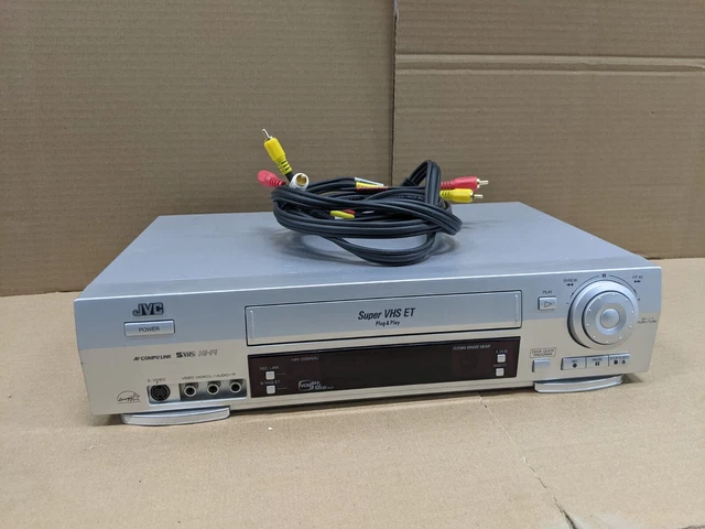 Magnétoscope JVC HR-S5955 Super VHS ET / Cassette S-VHS K7 VCR / Hi-Fi