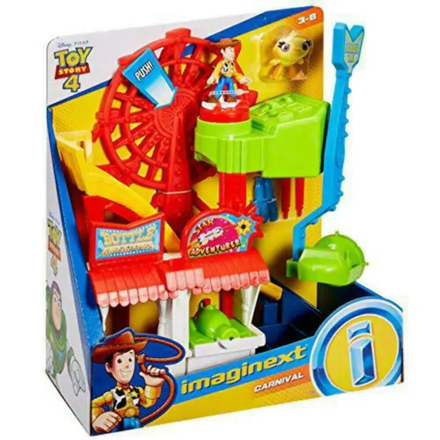 Fisher-Price Disney-Pixar Toy Story 4 Imaginext Carnival Playset, NEW