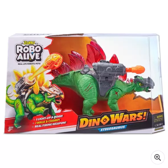 Robo Alive Dino Wars Dinosaurio Estegosaurio 3