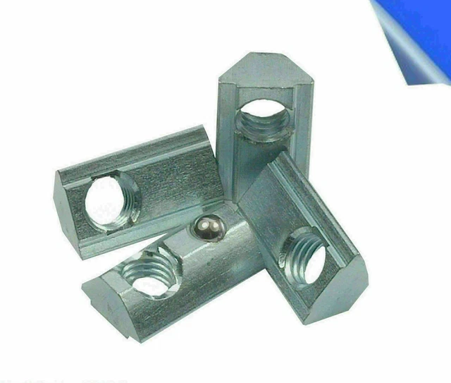 Mizikuu Nutensteine M8 30 Stück - Für 40er Aluminiumprofile Mit Kugelarretierung