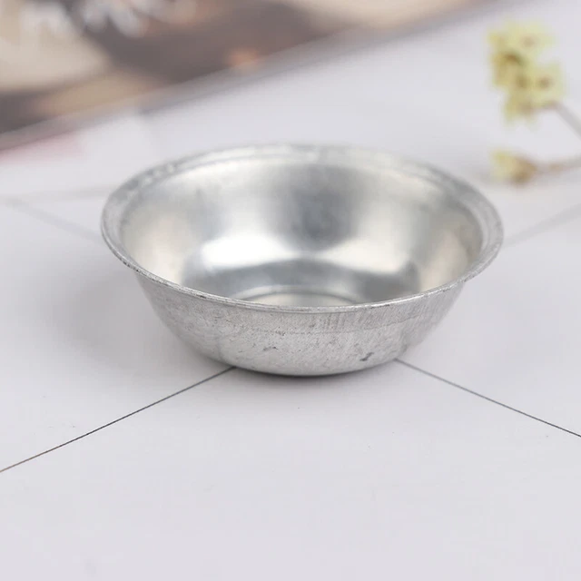 1/12 Dollhouse Miniature Mini Iron Basin Model Kitchen Decor Accessories To P3