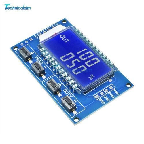 Signalgenerator, LCD-Display, PWM-Modul – einstellbarer Frequenz-Arbeitszyklus