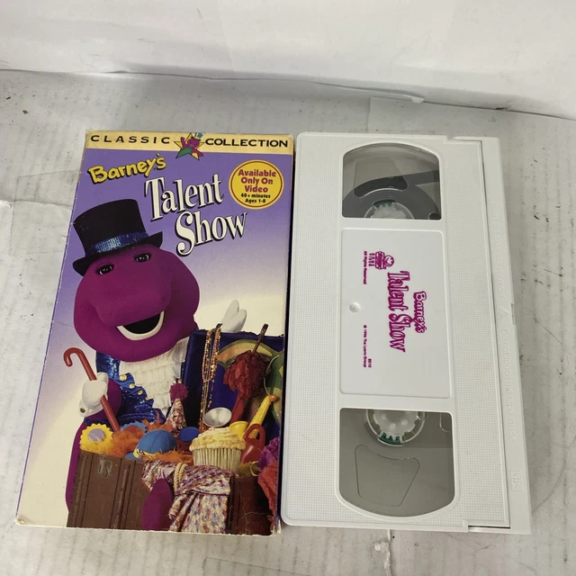 VINTAGE VHS BARNEYS Talent Show 1996 Barney Home Video Classic ...