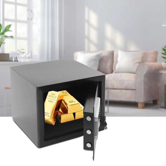 Minisafe Möbeltresor Wandsafe Geldschrank Schlüsselkasten elektronisch Schwarz