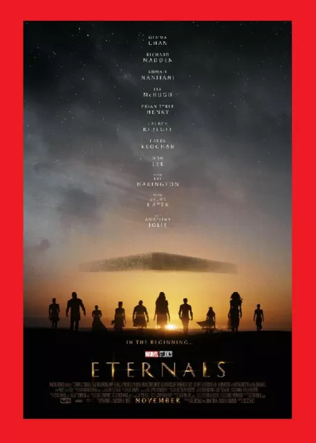 Eternals 2021 Marvel 27" x 40" Double-Sided One Sheet Teaser Poster NEW