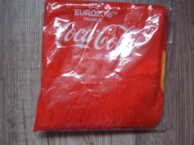 COCA COLA Fan-Schal UEFA Euro 2016 France original verpackt und ungeöffnet
