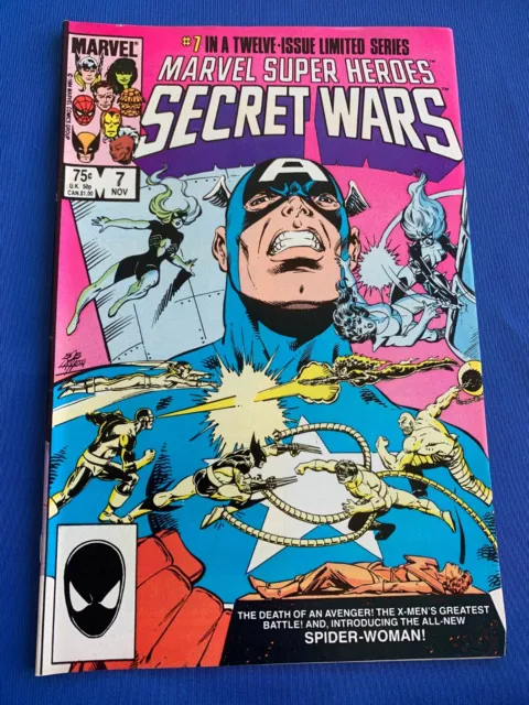 Marvel Super Heroes - Secret Wars #7 - 1St Julia Carpenter - Marvel Comics B93