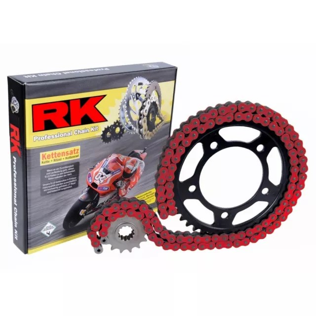 KIT TRASMISSIONE CATENA RK 520XSO2 RER per APRILIA 550 SXV 2006-2015