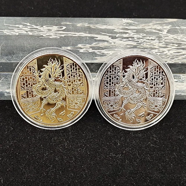 ZODIAC DRAGON LUCKY Coin 2024 Dragon Year Dragon Year Commemorative